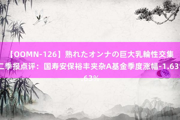 【OOMN-126】熟れたオンナの巨大乳輪性交集 二季报点评：国寿安保裕丰夹杂A基金季度涨幅-1.63%