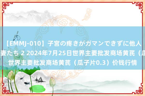 【EMMJ-010】子宮の疼きがガマンできずに他人棒でヨガリ狂う美人妻たち 2 2024年7月25日世界主要批发商场黄芪（瓜子片0.3）价钱行情