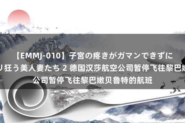 【EMMJ-010】子宮の疼きがガマンできずに他人棒でヨガリ狂う美人妻たち 2 德国汉莎航空公司暂停飞往黎巴嫩贝鲁特的航班