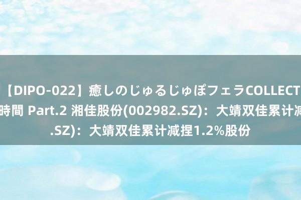 【DIPO-022】癒しのじゅるじゅぽフェラCOLLECTION50連発4時間 Part.2 湘佳股份(002982.SZ)：大靖双佳累计减捏1.2%股份